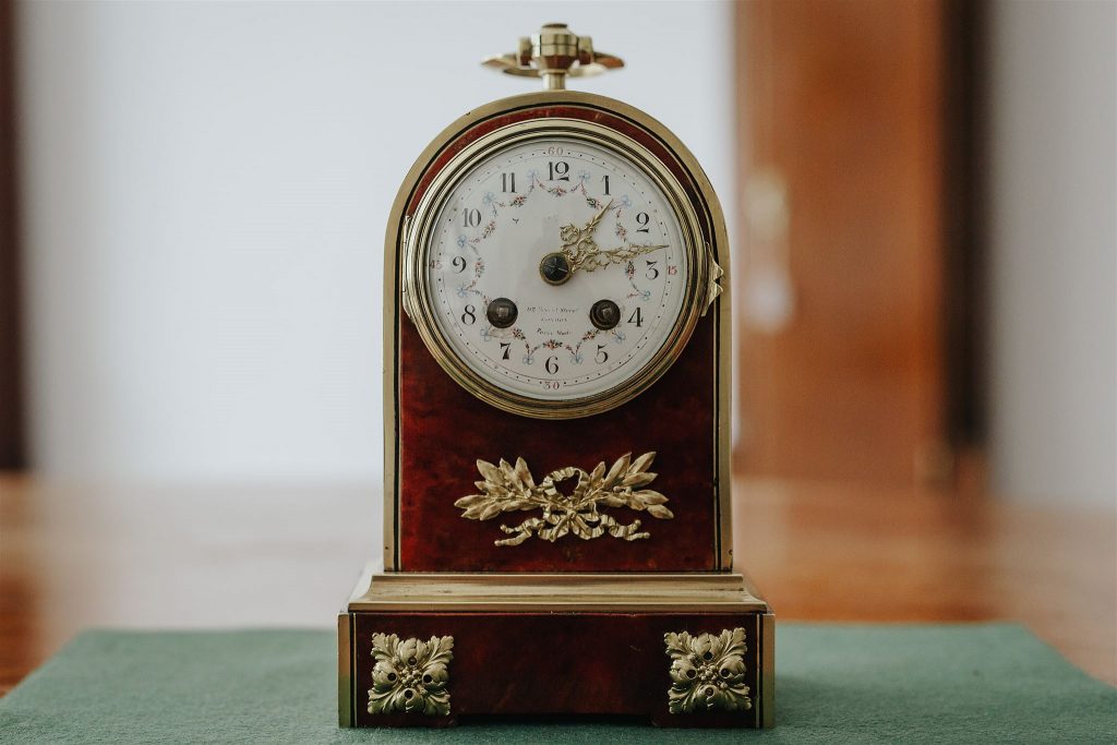 Tortoise Shell French Clock