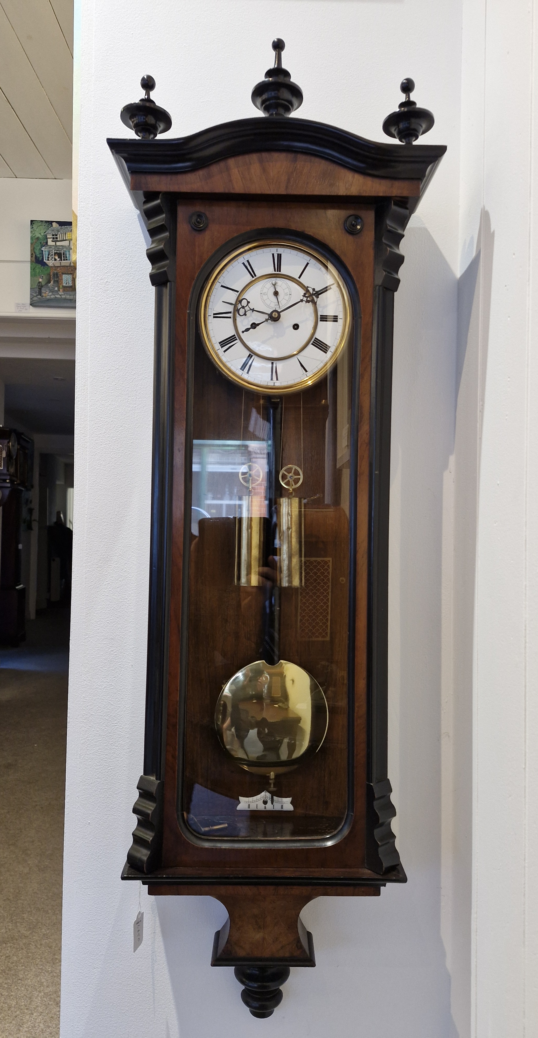 Walnut Vienna Wall Clock